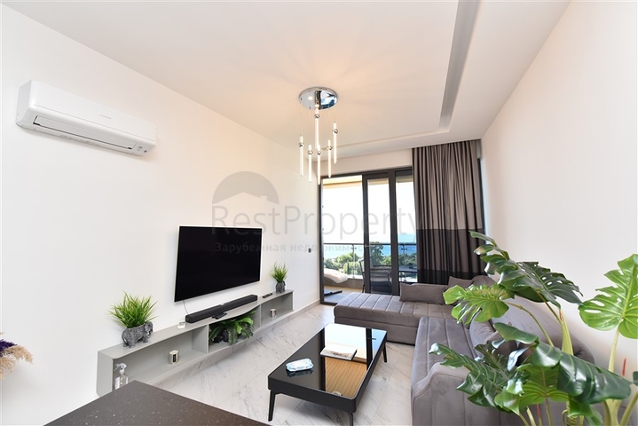 Квартира 1+1 с видом на море в новом комплексе