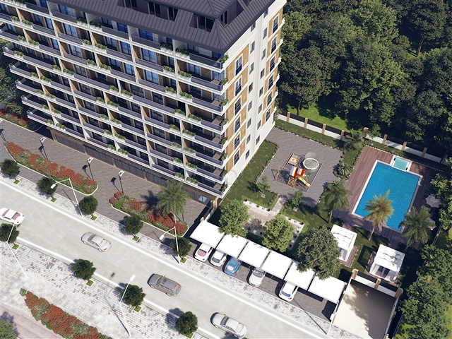 Новый жилой комплекс в районе Махмутлар