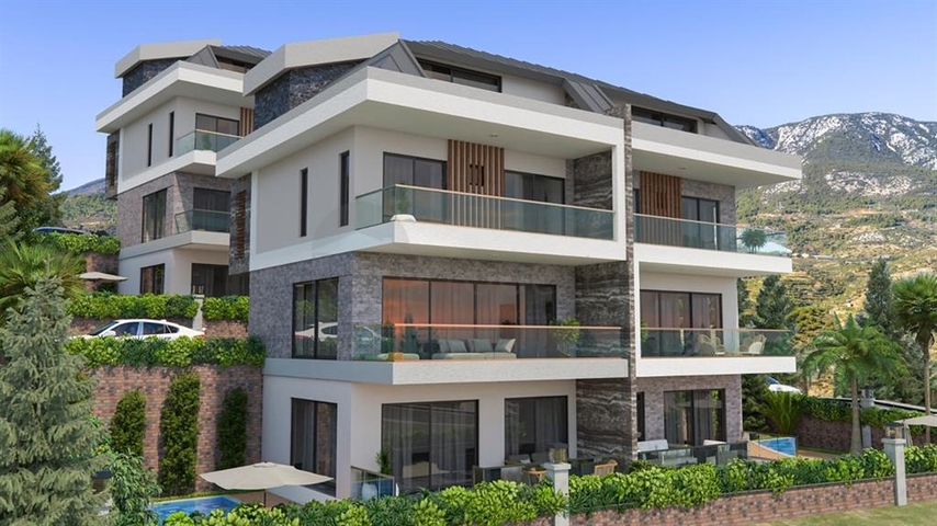 Роскошный проект вилл в Каргыджаке