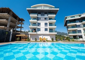 Апартаменты планировкой 1+1 в престижном районе Оба