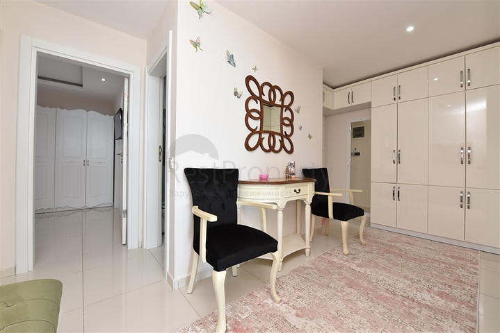 Квартира 2+1 с отдельной кухней в 125 м от моря в районе Махмутлар