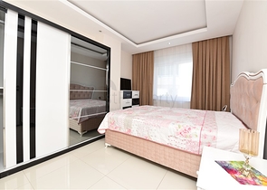 Квартира 2+1 с отдельной кухней в 125 м от моря в районе Махмутлар