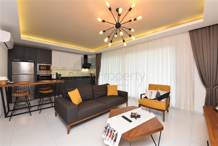 Садовый дуплекс в одном из лучших комплексов в районе Каргыджак