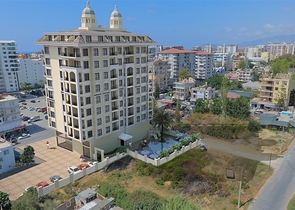 Двухкомнатная квартира в Махмутларе в 550м от моря 