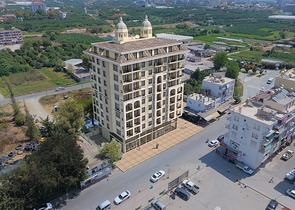 Двухкомнатная квартира в Махмутларе в 550м от моря 