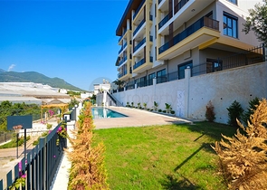 Квартира 1+1 в шикарном комплексе в районе Оба