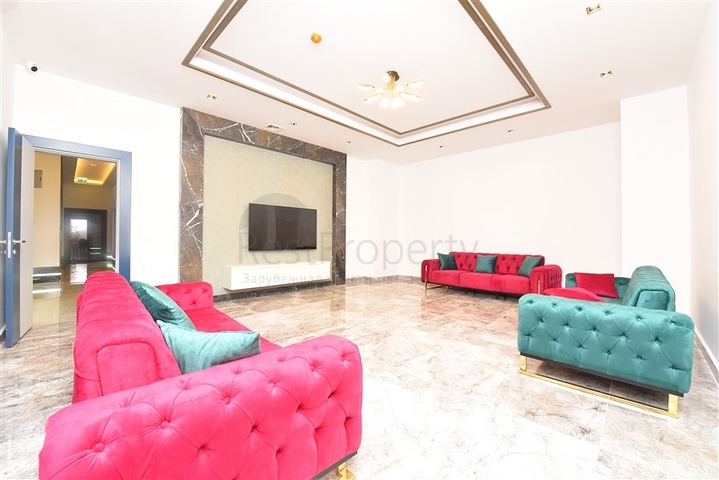 Апартаменты 2+1 в элитном жилом комплексе в Махмутларе