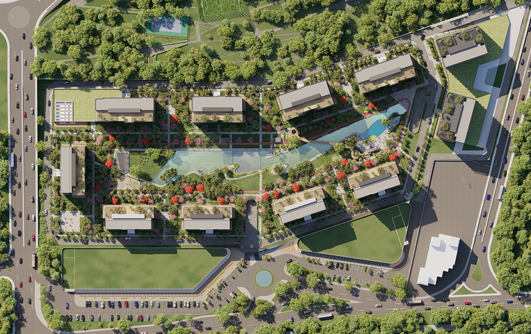 Проект предлагает безмятежный образ жизни в объятиях природы