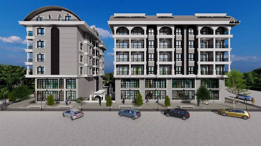 Новый жилой комплекс в районе Махмутлар