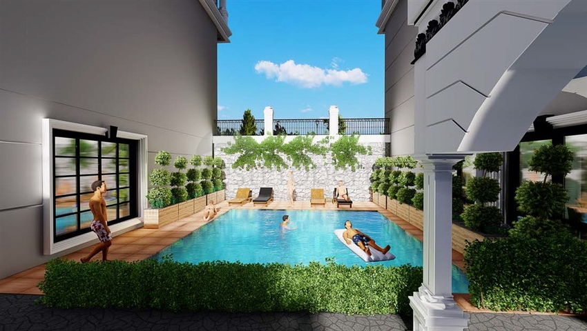 Новый жилой комплекс в районе Махмутлар