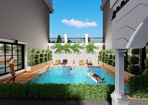 Новый жилой комплекс в районе Махмутлар