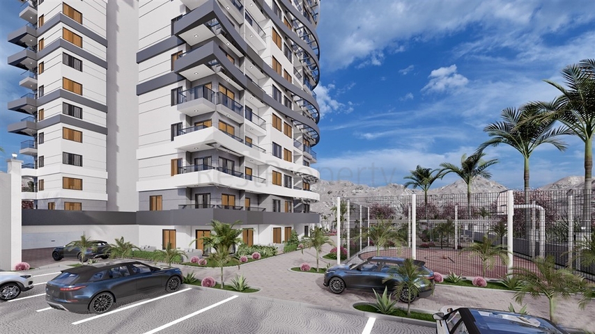 Продается квартира 1+1 в районе Махмутлар