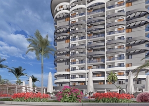 Продается квартира 1+1 в районе Махмутлар