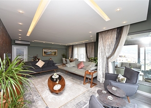 Продается пентхаус 3+1 на крепости в Алании