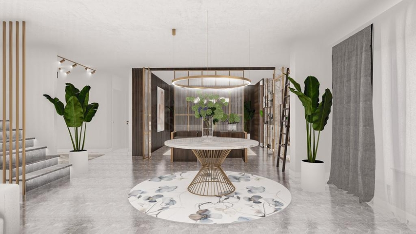 Шикарная вилла 4+1 с панорамным видом на море и на крепость 