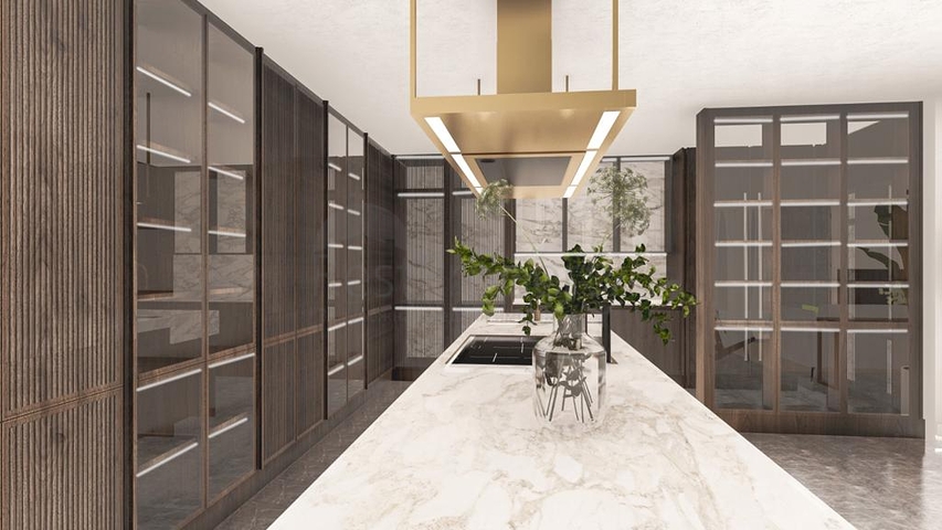 Шикарная вилла 4+1 с панорамным видом на море и на крепость 