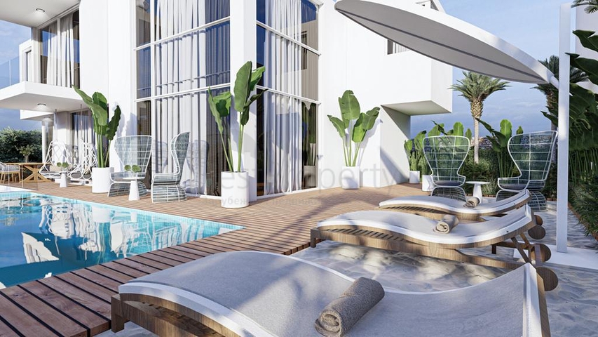 Шикарная вилла 4+1 с панорамным видом на море и на крепость 