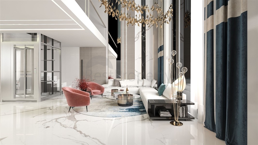 Проект виллы в районе Турклер в 150 м от моря