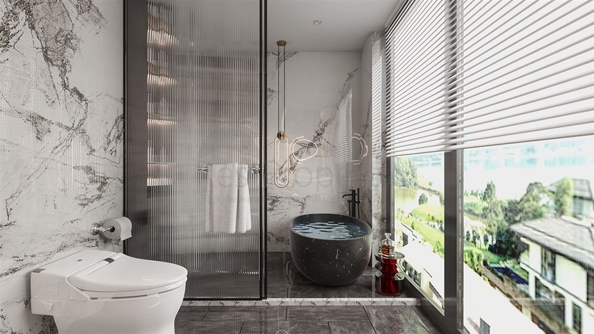 Проект виллы в районе Турклер в 150 м от моря