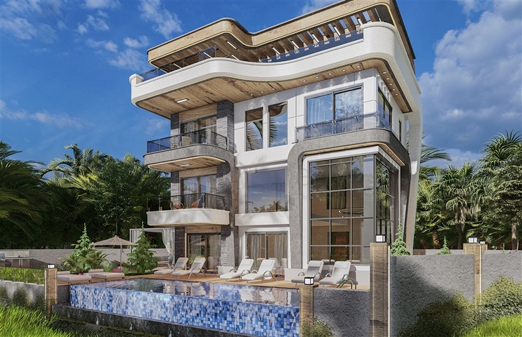 Проект виллы в районе Турклер в 150 м от моря