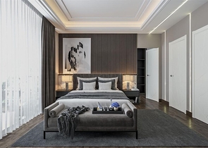 Проект виллы в районе Турклер в 150 м от моря