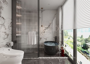 Проект виллы в районе Турклер в 150 м от моря