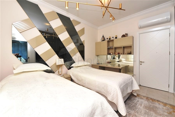 Шикарная квартира планировкой 2+1 в самом популярном комплексе района Махмутлар