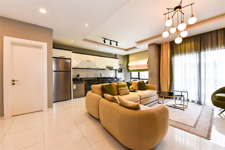 Меблированный пентхаус в европейском районе Оба