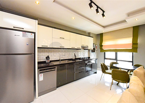 Меблированный пентхаус в европейском районе Оба