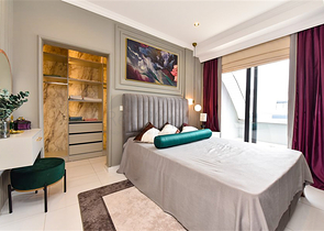 Меблированный пентхаус в европейском районе Оба