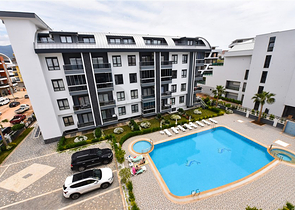 Меблированный пентхаус в европейском районе Оба