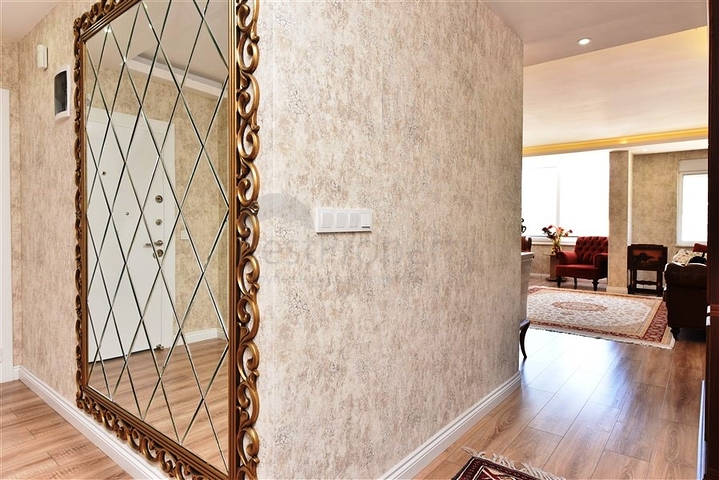 Пентхаус 4+1 с открытым видом на море и Аланийскую крепость