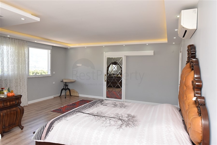 Пентхаус 4+1 с открытым видом на море и Аланийскую крепость