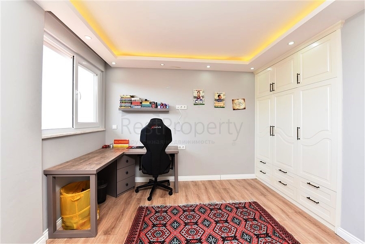 Пентхаус 4+1 с открытым видом на море и Аланийскую крепость