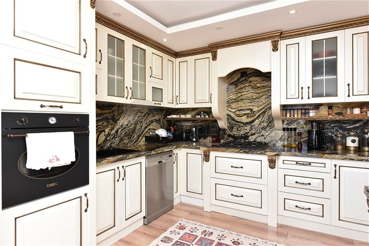 Пентхаус 4+1 с открытым видом на море и Аланийскую крепость