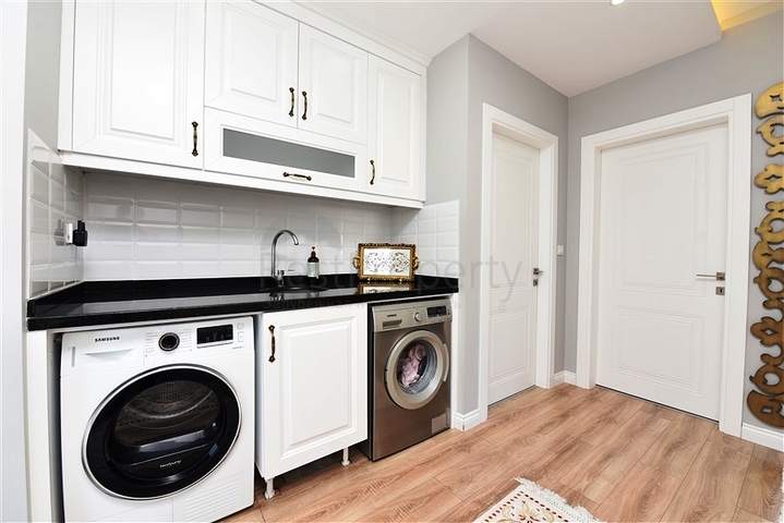 Пентхаус 4+1 с открытым видом на море и Аланийскую крепость