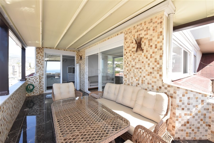 Пентхаус 4+1 с открытым видом на море и Аланийскую крепость