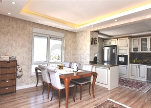 Пентхаус 4+1 с открытым видом на море и Аланийскую крепость