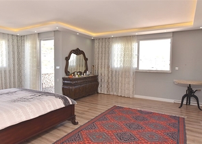 Пентхаус 4+1 с открытым видом на море и Аланийскую крепость