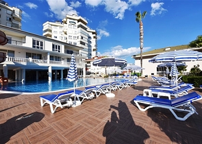 Пентхаус 4+1 с открытым видом на море и Аланийскую крепость