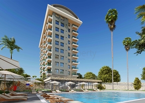 Апартаменты 1+1 в районе Махмутлар 