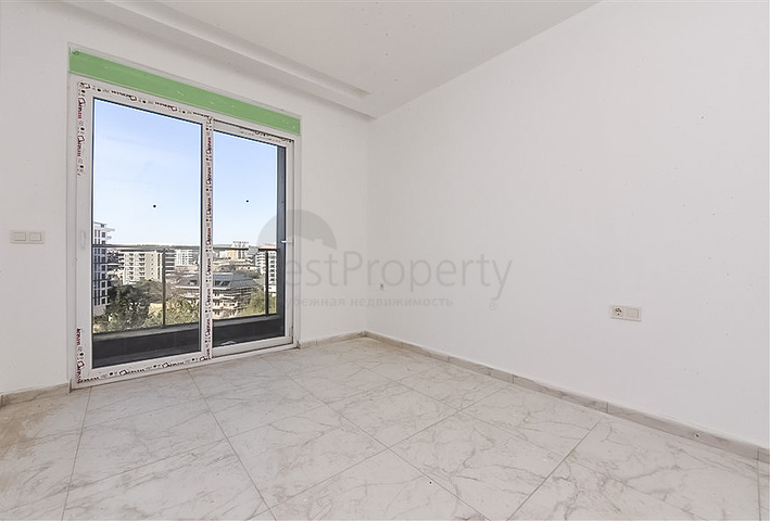 Двухкомнатная квартира с панорамным видом в Авсалларе