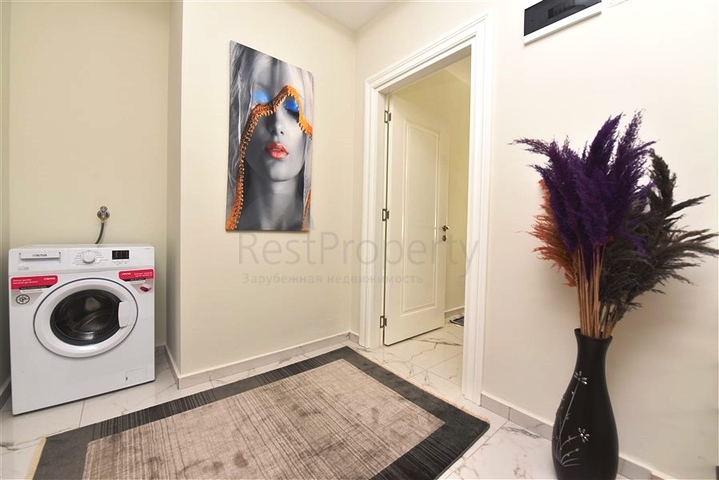 Садовый дуплекс в центре Алании