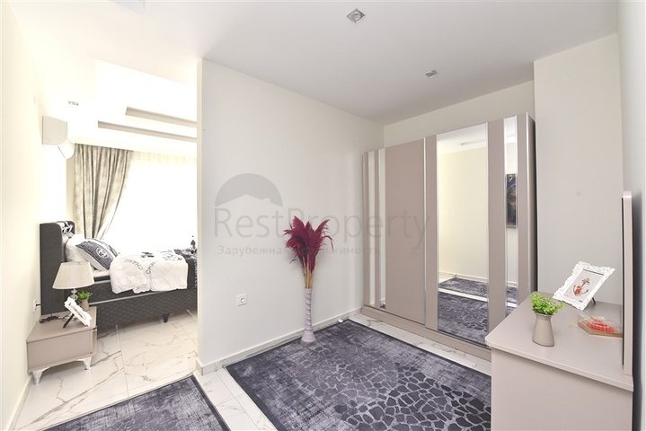 Садовый дуплекс в центре Алании