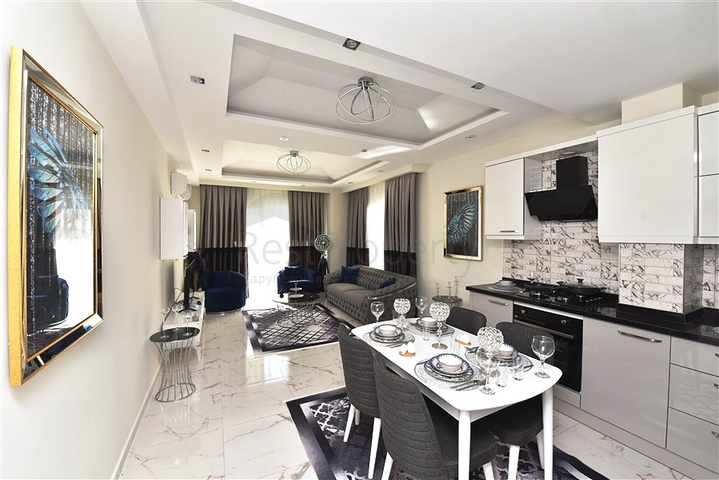 Садовый дуплекс в центре Алании