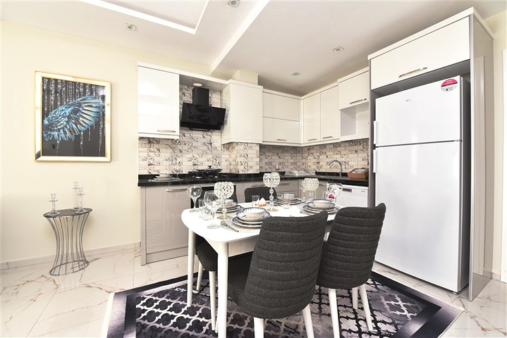 Садовый дуплекс в центре Алании