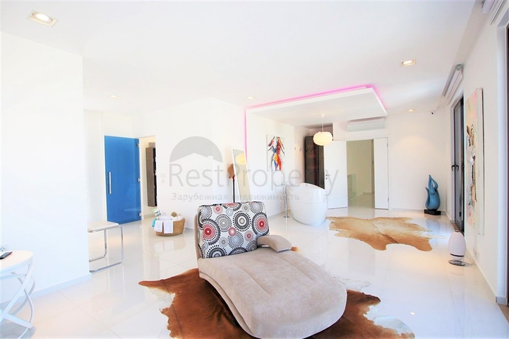 Шикарная вилла планировкой 4+1 с новой мебелью в современном стиле 