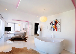 Шикарная вилла планировкой 4+1 с новой мебелью в современном стиле 