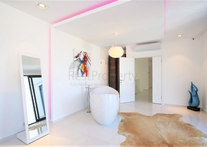 Шикарная вилла планировкой 4+1 с новой мебелью в современном стиле 