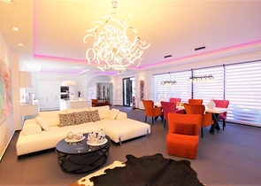 Шикарная вилла планировкой 4+1 с новой мебелью в современном стиле 